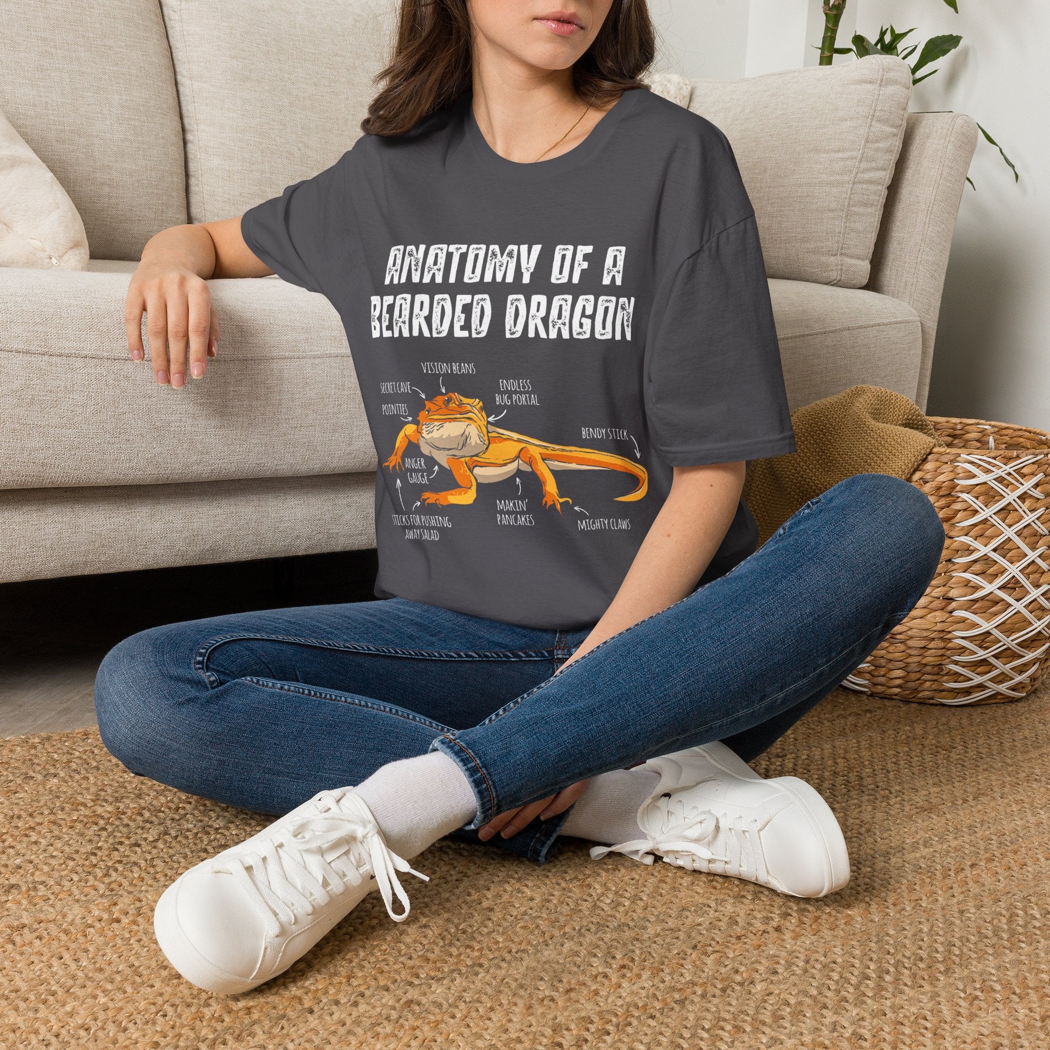 Anatomy of a Bearded Dragon T-Shirt