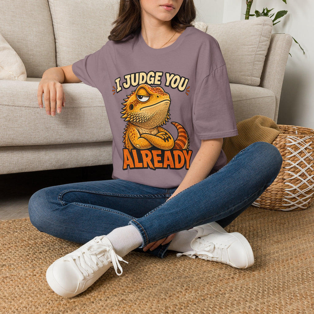 Bearded Dragon "I Judge You Already" T-Shirt