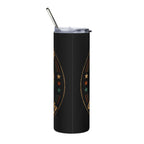 Reptile Over People 20oz Stainless Steel Tumbler — Retro Turtle Travel Mug