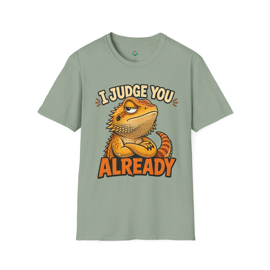Bearded Dragon "I Judge You Already" T-Shirt