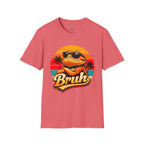 Bearded Dragon 'Bruh' Tee — Retro Sunset Lizard T-Shirt