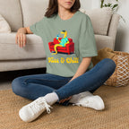 T-Shirt — 'Kiss & Chill' Relaxed Snake Graphic Tee