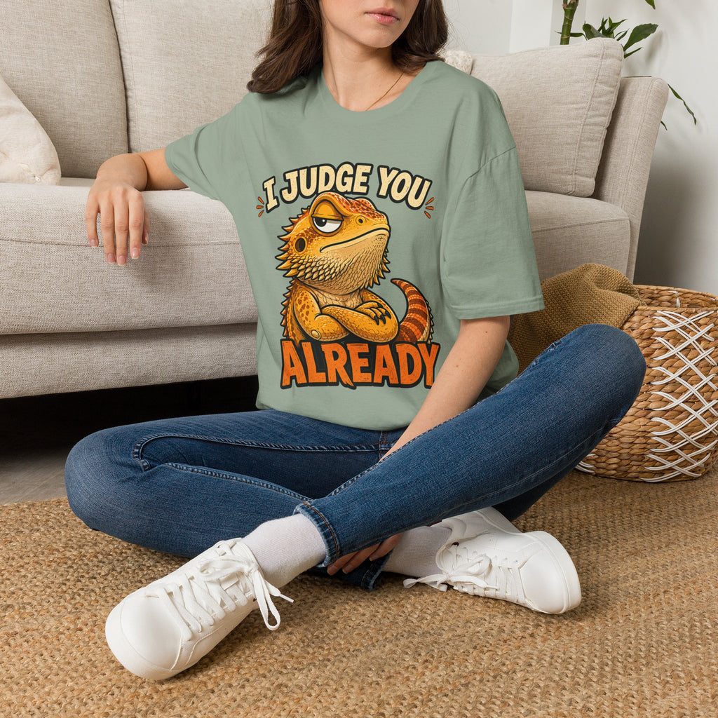 Bearded Dragon "I Judge You Already" T-Shirt