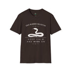 Cold Blooded Collective Snake T-Shirt — "Keep Calm and Hiss On" Graphic Tee