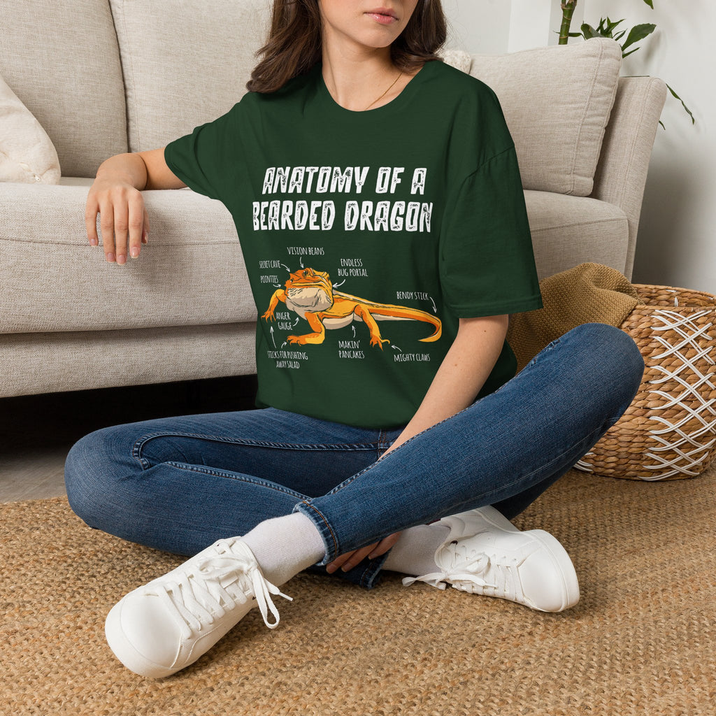 Anatomy of a Bearded Dragon T-Shirt
