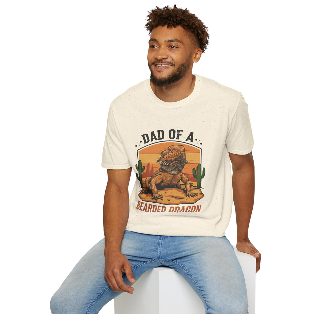 Dad of a Bearded Dragon T-Shirt — Funny Reptile Dad Gift