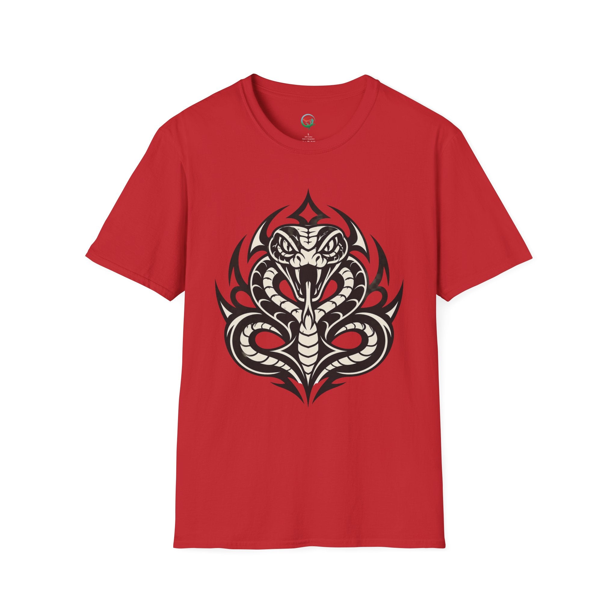 Snake Tribal T-Shirt — Fierce Cobra Graphic Tee