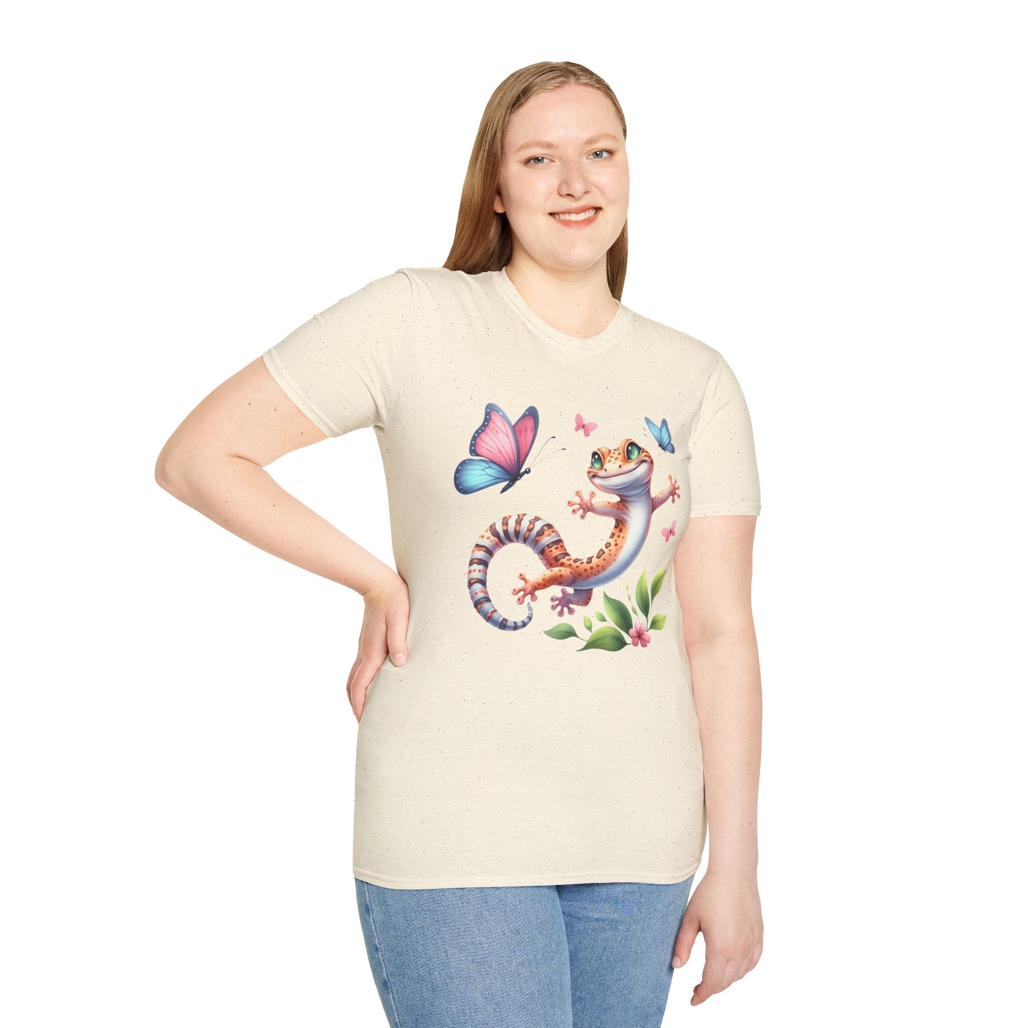 Butterfly Leopard Gecko T-Shirt | Cute Gecko Lover Tee