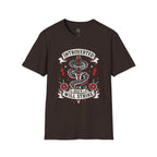 Introverted But Will Strike T-Shirt — Retro Snake Dagger Graphic Tee