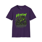 Venom Mode Graphic T-Shirt — Neon Green Snake Illustration