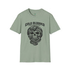 Cold Blooded Collective Skull & Snake T-Shirt — Edgy Gothic Graphic Tee