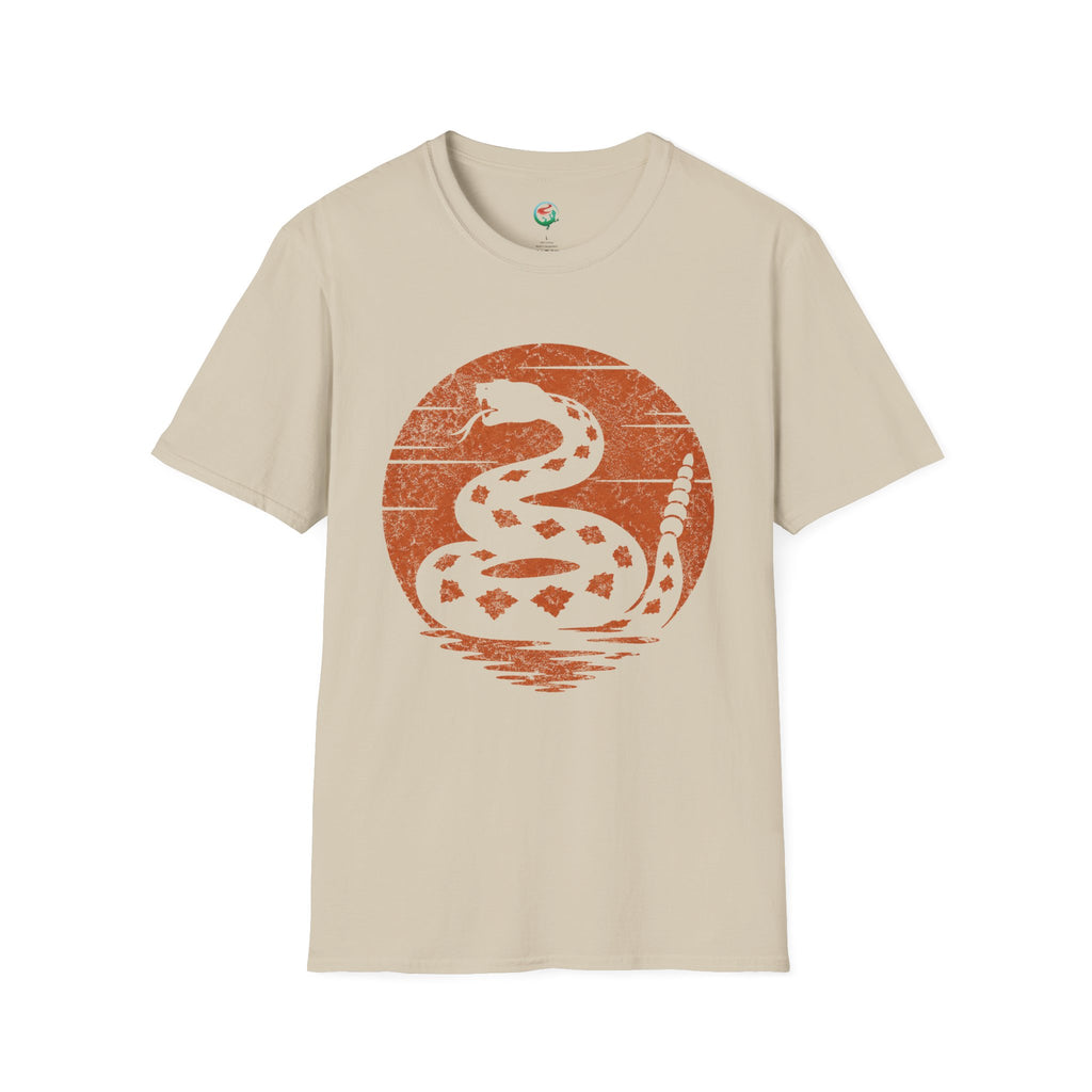 Vintage Rattlesnake Sunset Shirt | Western Snake Graphic Tee