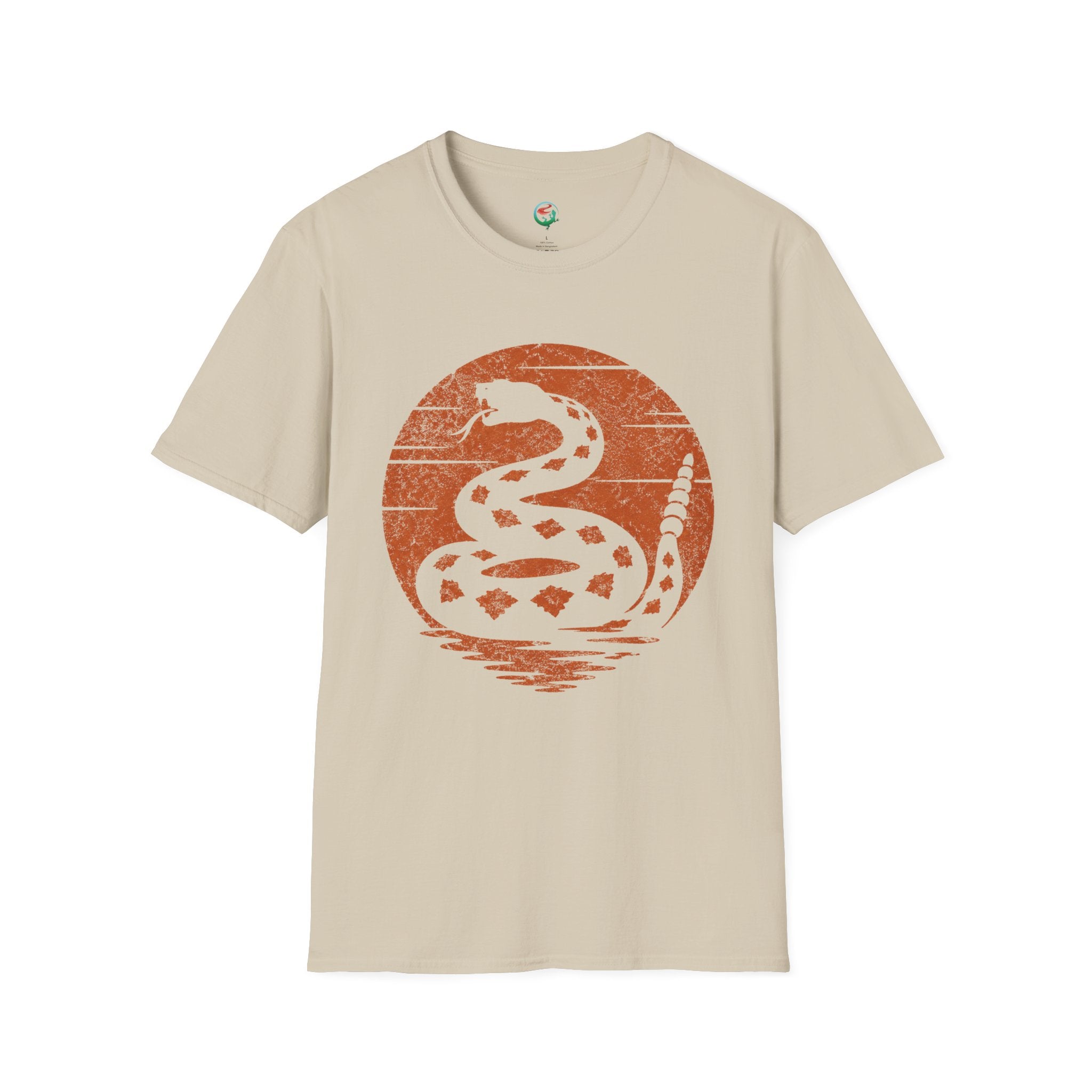 Vintage Rattlesnake Sunset Shirt | Western Snake Graphic Tee