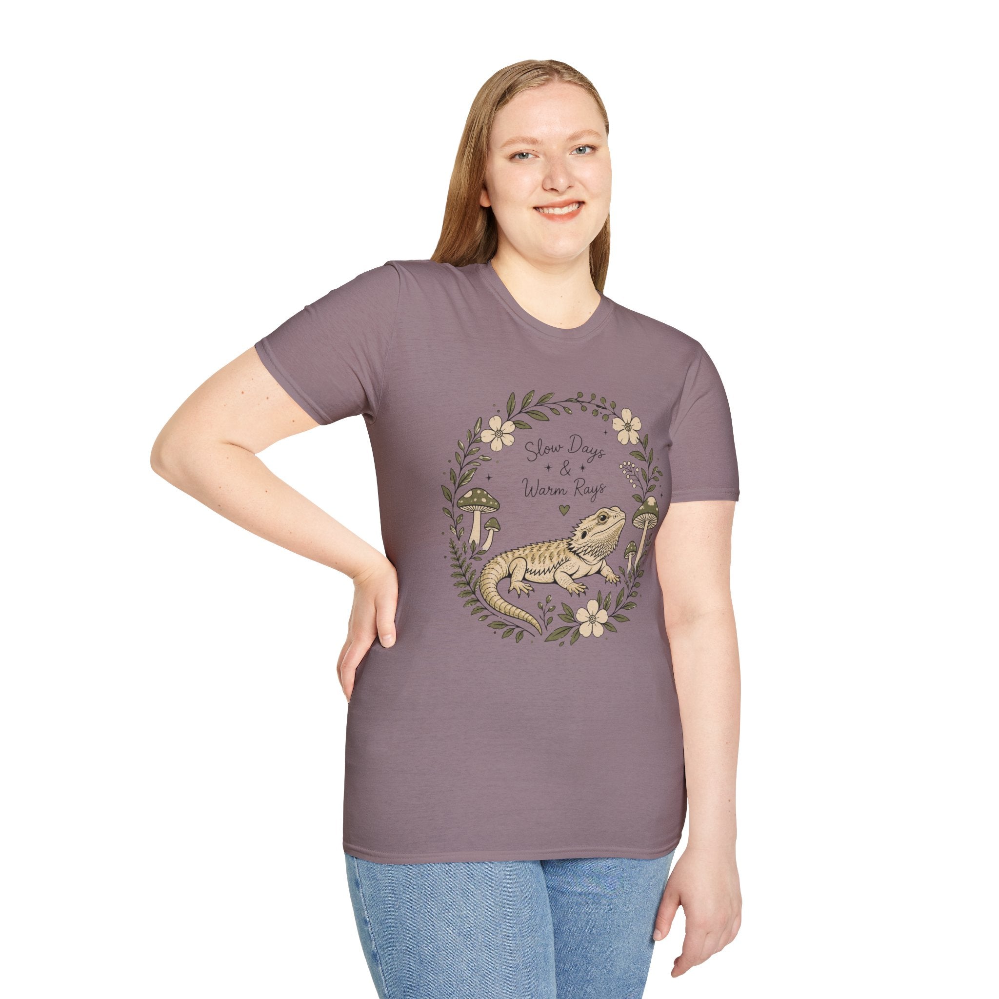 Slow Days & Warm Rays Bearded Dragon Nature T-Shirt | Red River Exotics