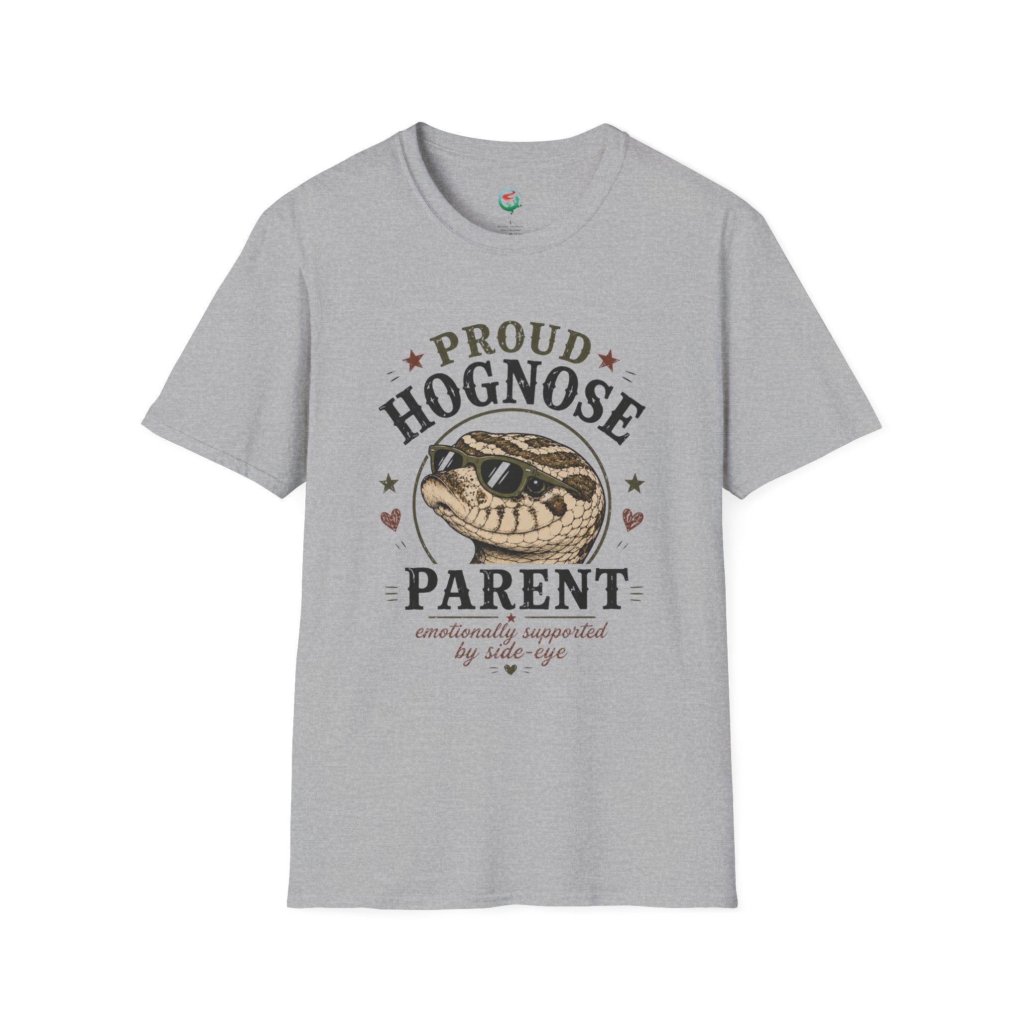 Hognose T-Shirt — "Proud Hognose Parent" Vintage Snake Lover Tee