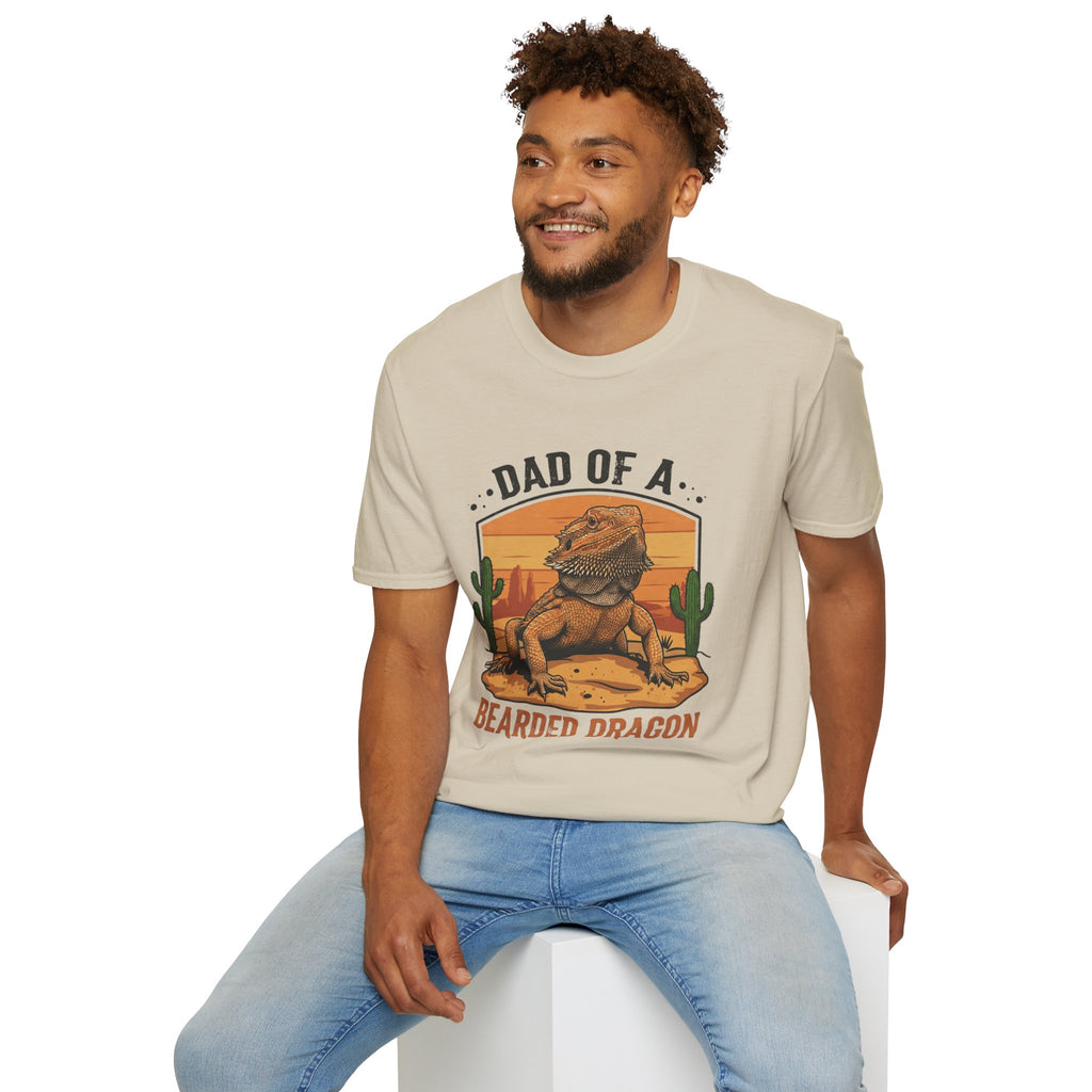 Dad of a Bearded Dragon T-Shirt — Funny Reptile Dad Gift