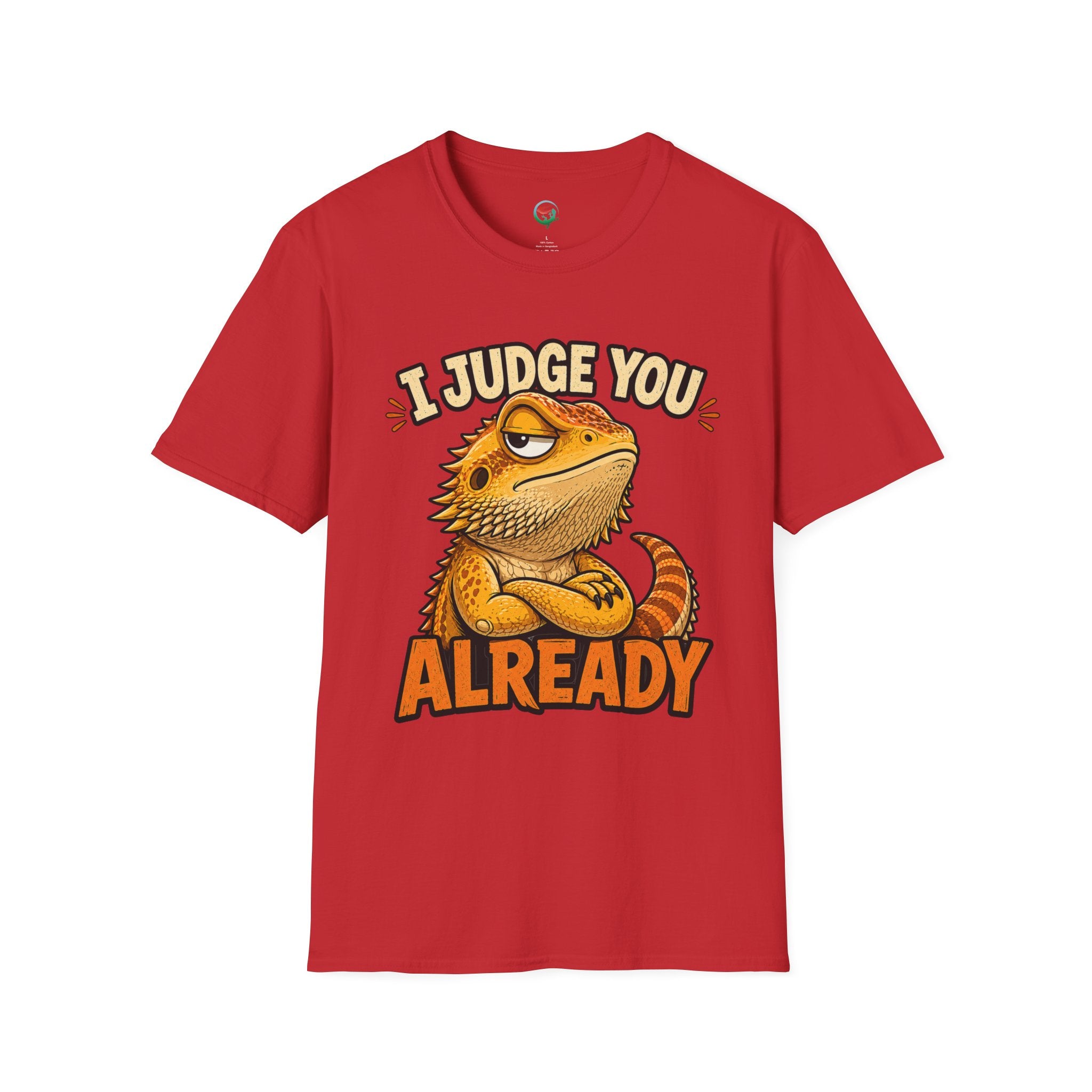 Bearded Dragon "I Judge You Already" T-Shirt