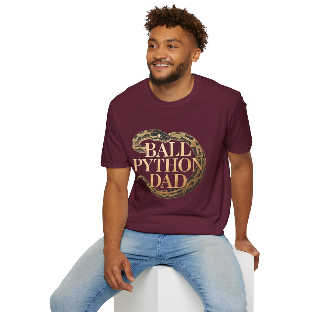 Ball Python Dad T‑Shirt — Vintage Snake Reptile Lover Tee