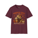 Pumpkin Spice and Reptile Life Shirt | Cute Bearded Dragon Fall Tee