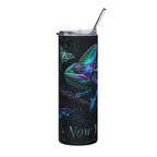 20oz Stainless Steel Tumbler — Iridescent Chameleon Night Design
