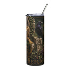 Bearded Dragon Born to Reign Stainless Steel Tumbler, 20oz