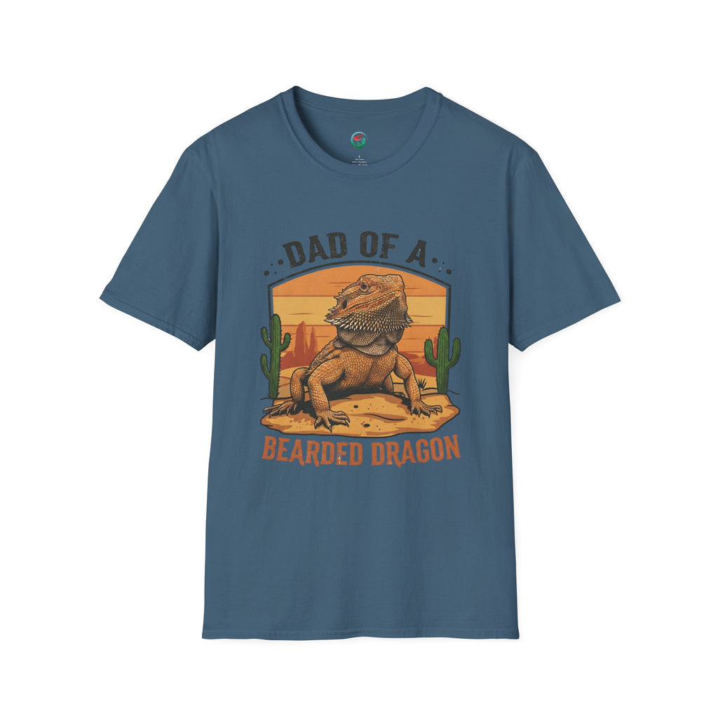 Dad of a Bearded Dragon T-Shirt — Funny Reptile Dad Gift