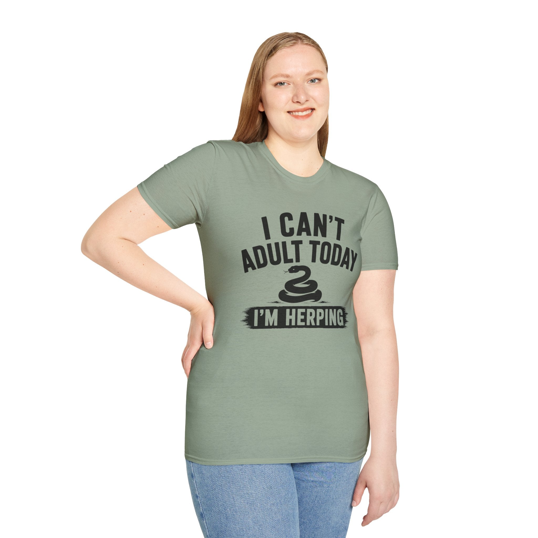 I Can't Adult Today I'm Herping Shirt | Funny Snake Herping Tee