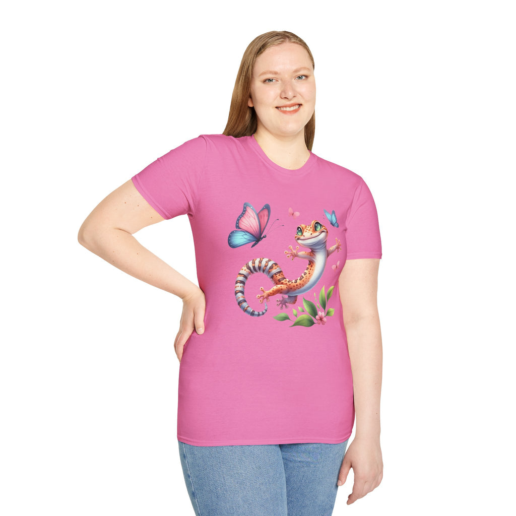 Butterfly Leopard Gecko T-Shirt | Cute Gecko Lover Tee