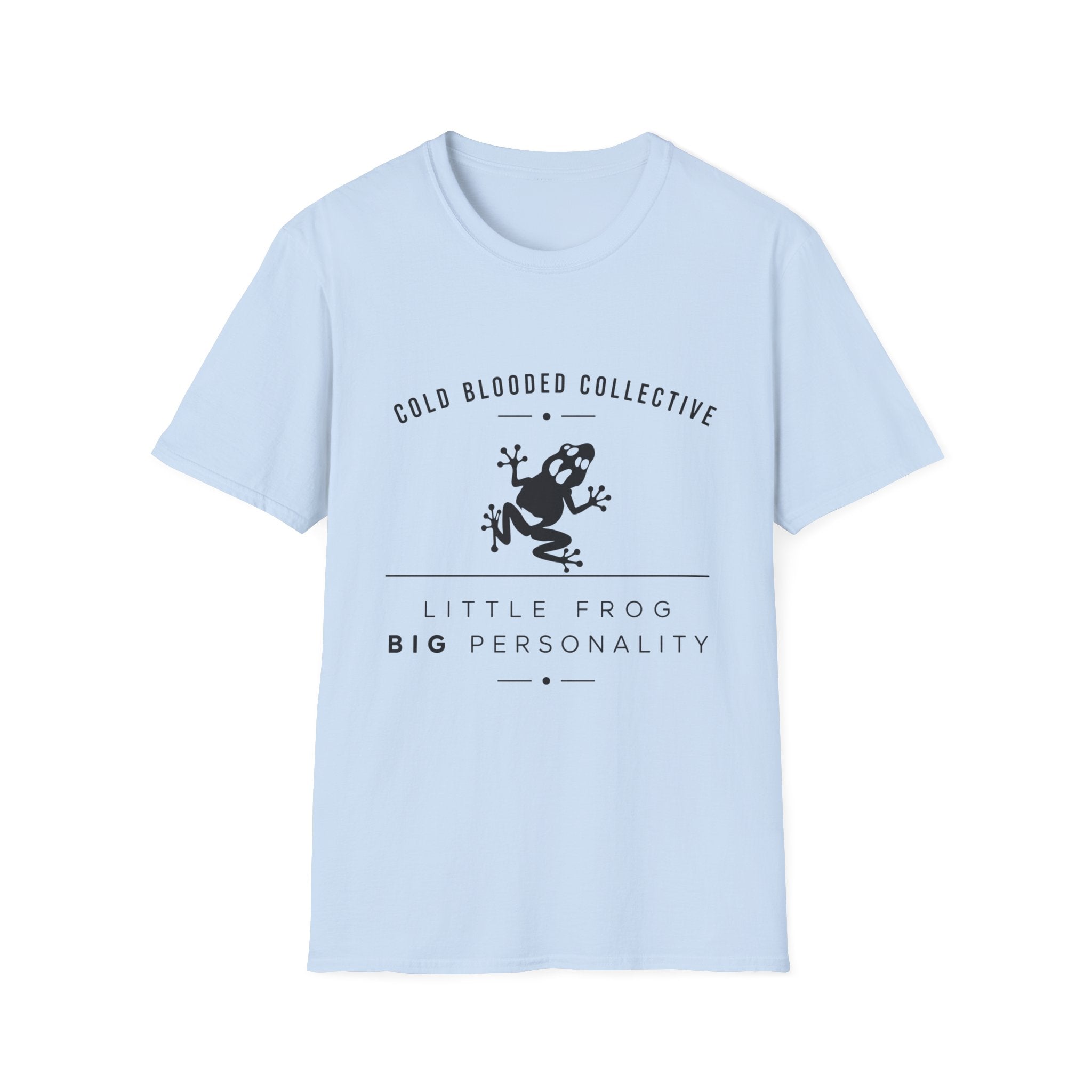 Cold Blooded Collective Frog T-Shirt — 'Little Frog Big Personality' Graphic Tee