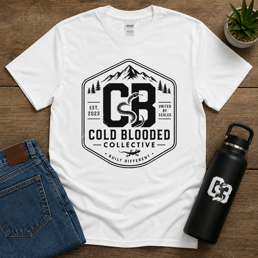 Cold Blooded Collective Built Different Reptile T-Shirt