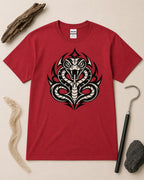 Tribal Snake T-Shirt – Fierce Serpent Graphic Tee