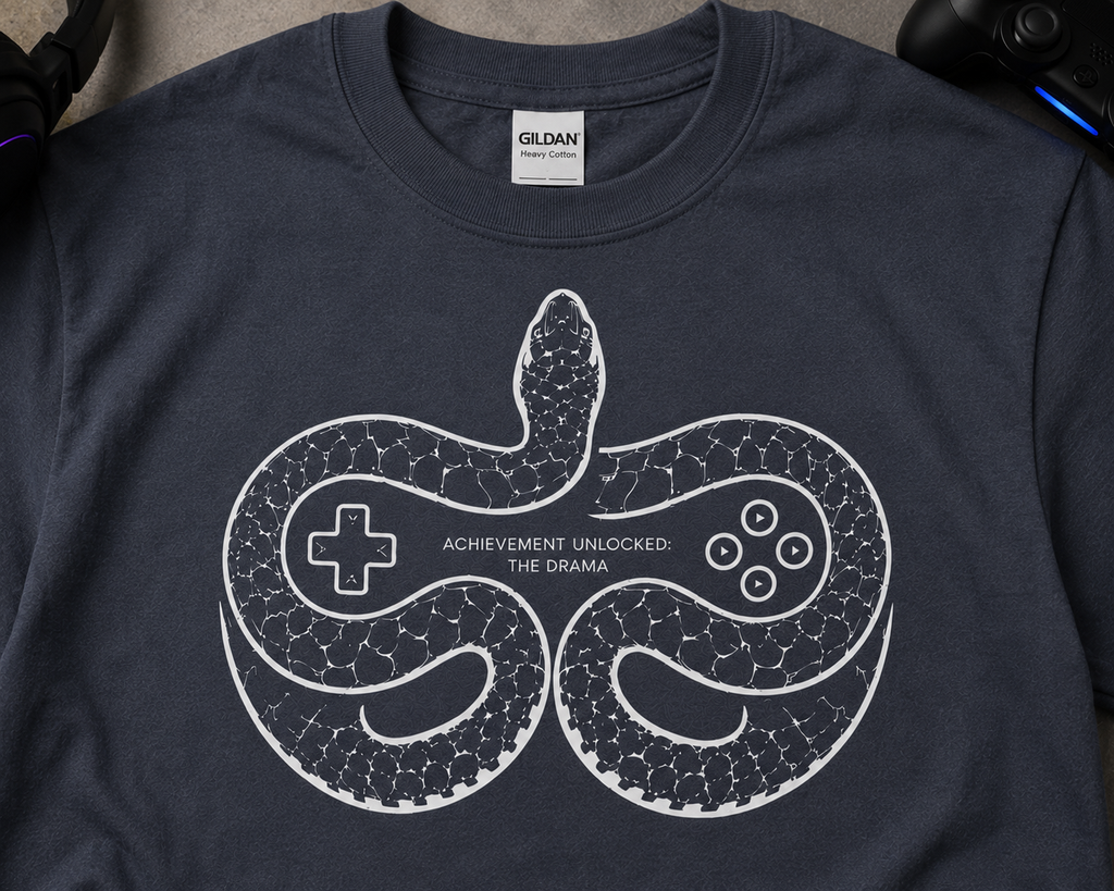 Snake Gaming Shirt | Achievement Unlocked Graphic Tee for Gamers & Reptile Lovers