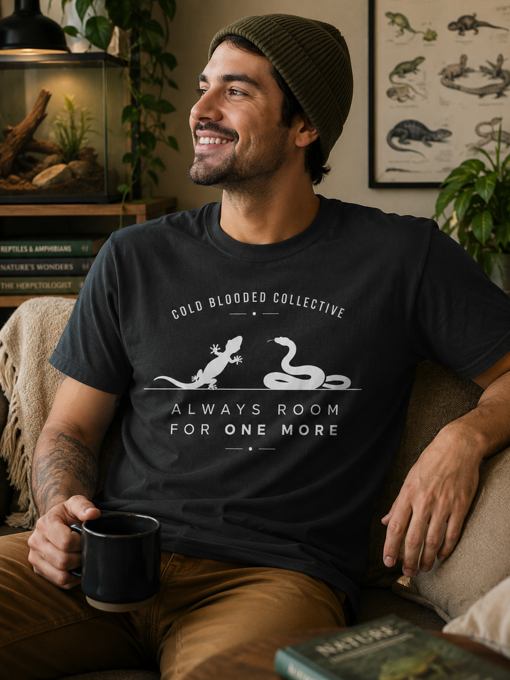 Always Room for One More Reptile T-Shirt | Funny Reptile Collector Tee