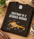 Anatomy of a Bearded Dragon Shirt | Funny Beardie Lover Tee