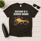 Anatomy of a Bearded Dragon Shirt | Funny Beardie Lover Tee