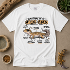 Anatomy of a Chaos Gecko Shirt | Funny Leopard Gecko Lover Graphic Tee