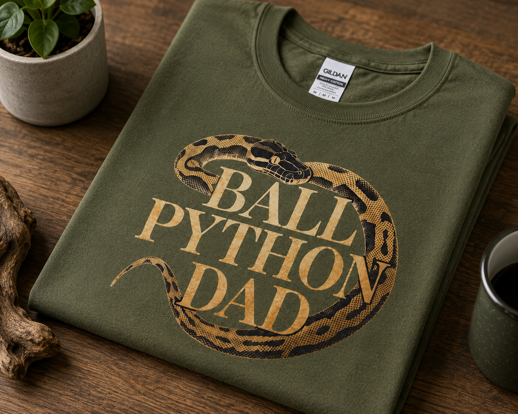 Ball Python Dad Shirt | Funny Snake Dad Graphic Tee for Ball Python Owners