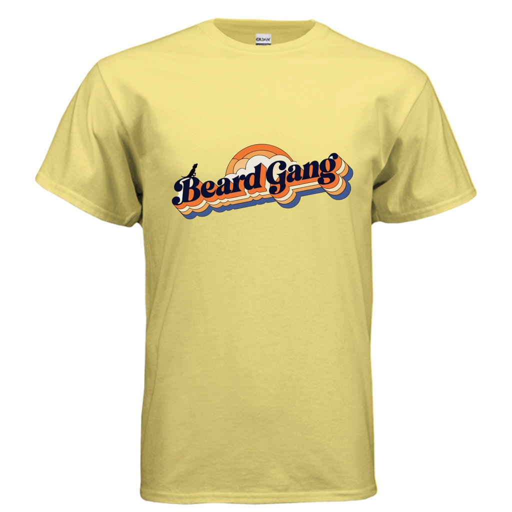 Beard Gang Fun and Unique Retro Bearded Dragon Graphic Tee Shirt - Red River Exotics LLC