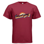 Beard Gang Fun and Unique Retro Bearded Dragon Graphic Tee Shirt - Red River Exotics LLC