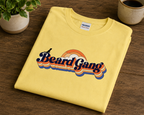 Beard Gang Retro Bearded Dragon T-Shirt | Vintage Reptile Lover Tee