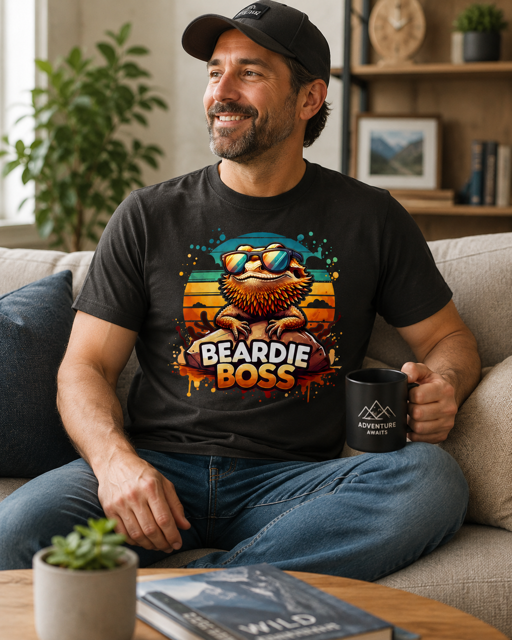 Beardie Boss Shirt | Cool Bearded Dragon Graphic Tee