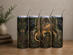 Bearded Dragon Born to Reign Stainless Steel Tumbler, 20oz
