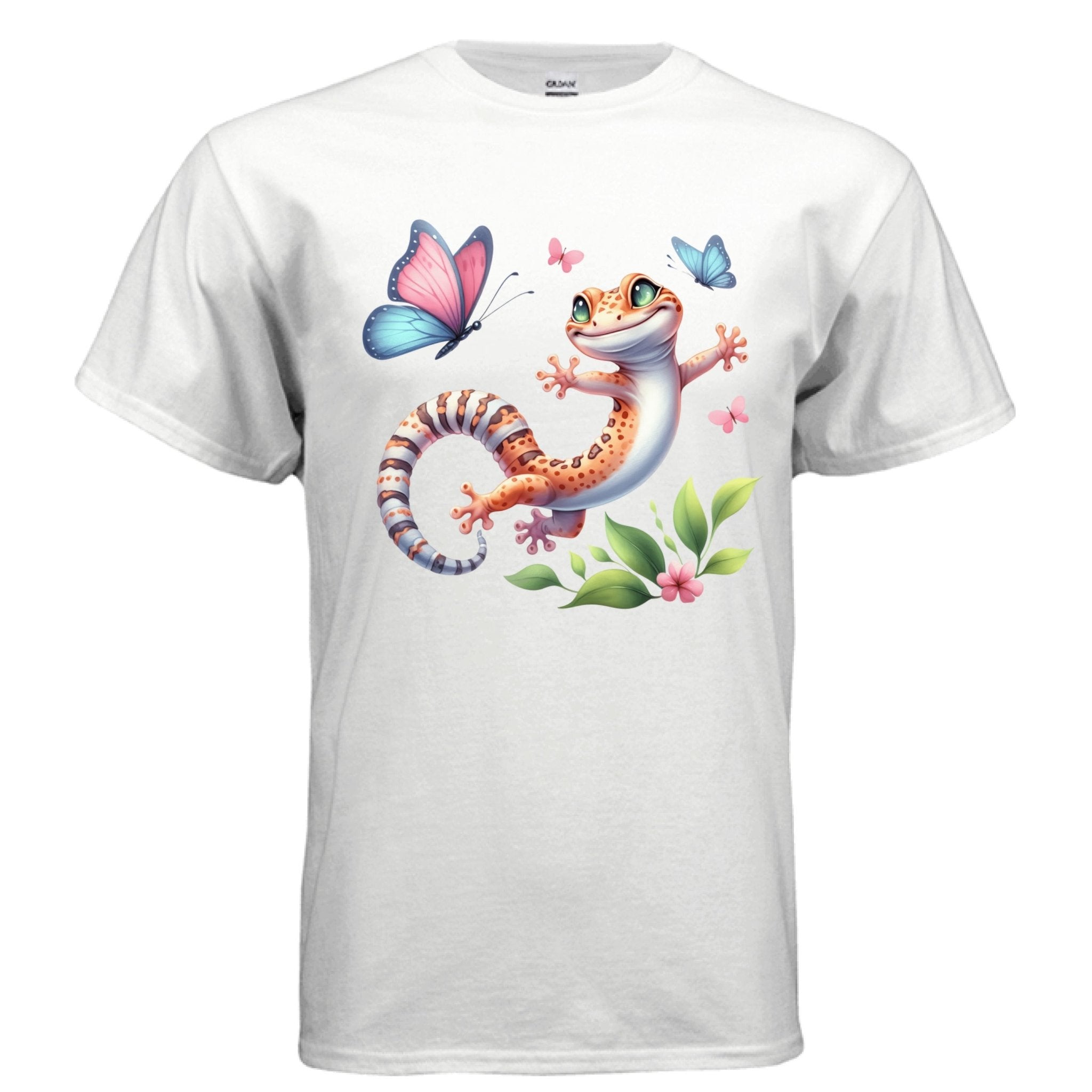 Colorful Butterfly Gecko T-Shirt - Red River Exotics