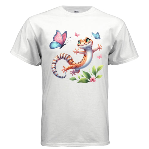 Colorful Butterfly Gecko T-Shirt - Red River Exotics