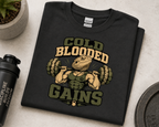 Cold Blooded Gains - Bearded Dragon Gym Tee