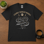 Cosmic Danger Noodle Snake T-Shirt | Celestial Snake & Stars Tee