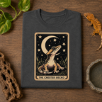 Crested Gecko Tarot Card Shirt | Mystical Reptile Lover Graphic Tee