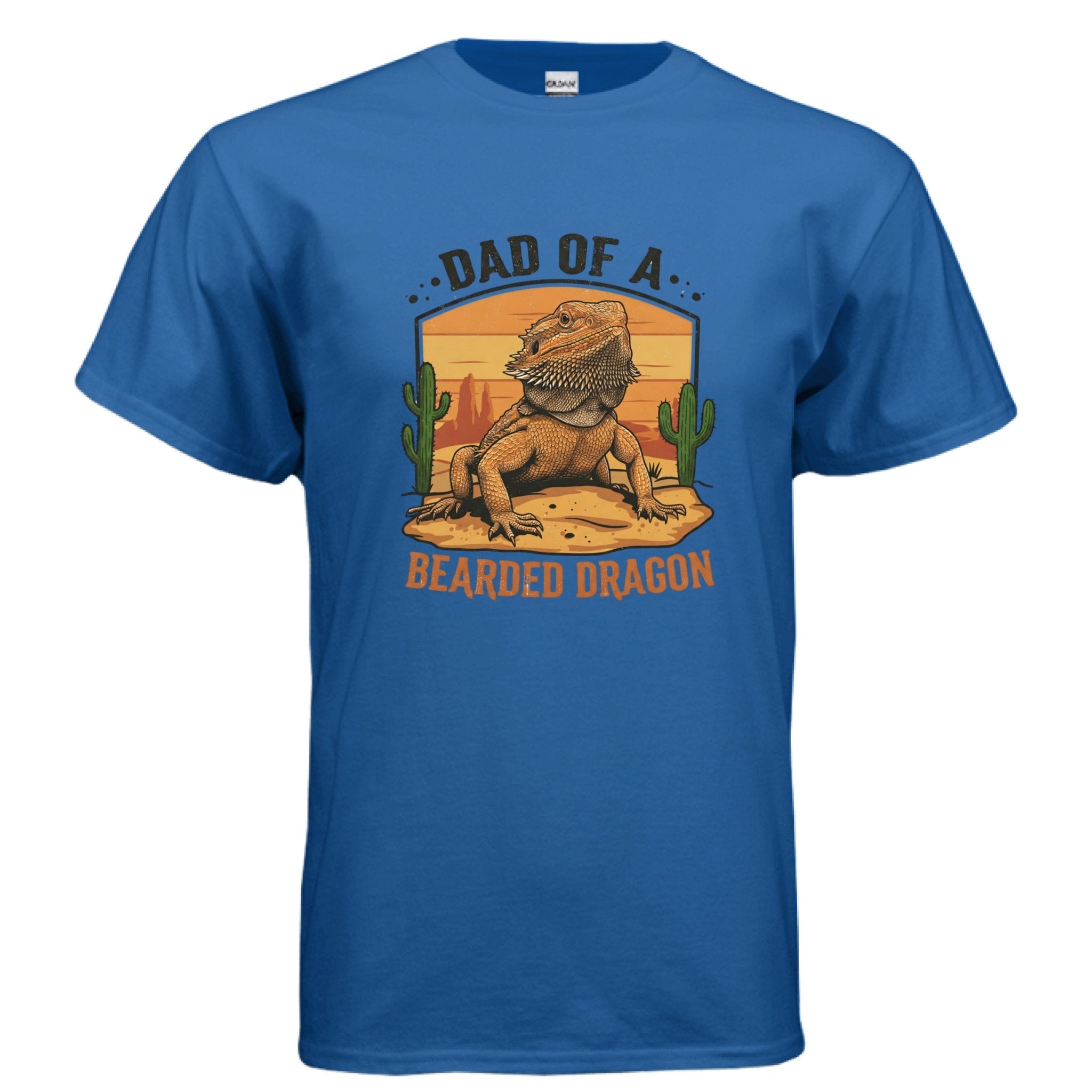 Dragon Dad Tee - Fun T-shirt for Fathers of Bearded Dragons - Red River Exotics