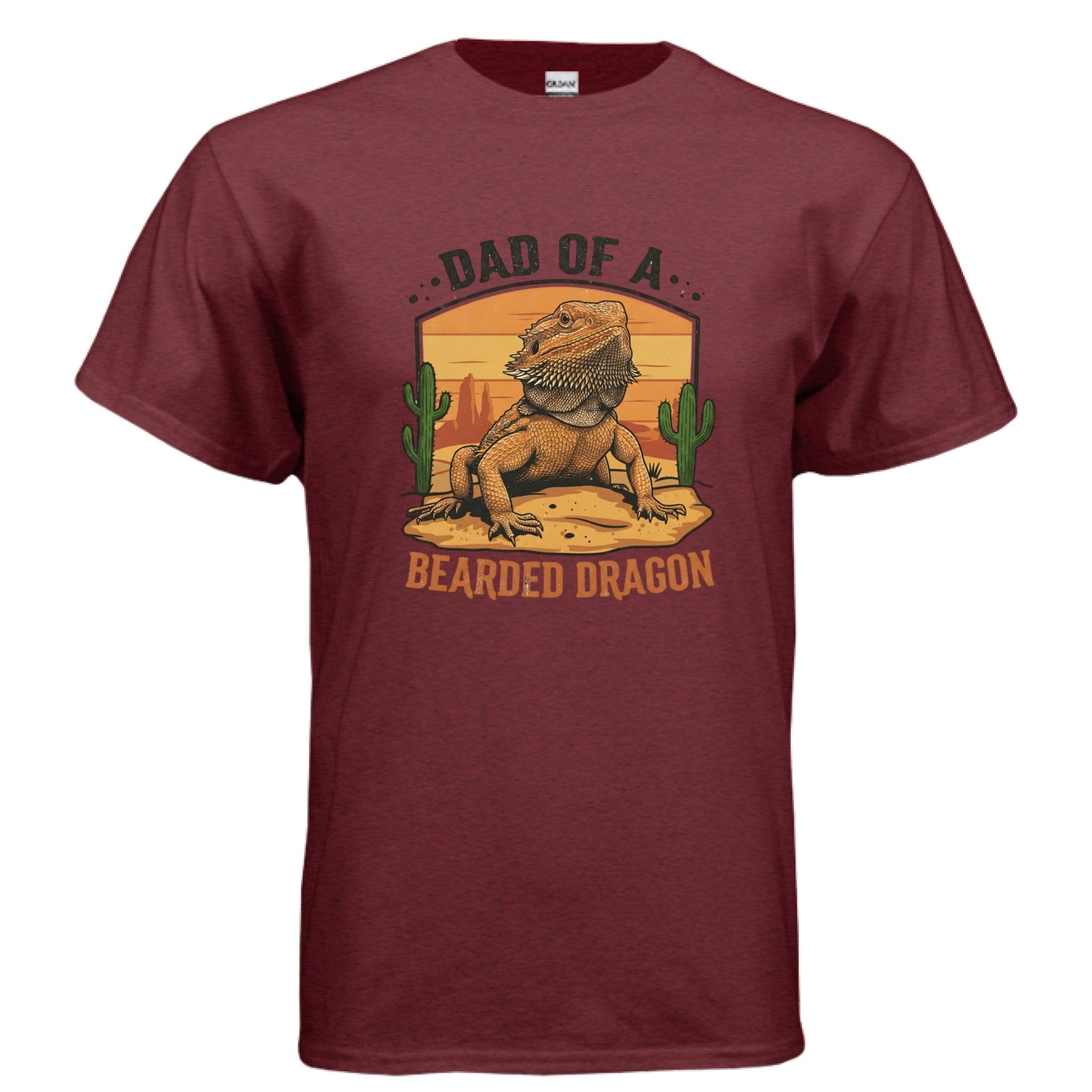 Dragon Dad Tee - Fun T-shirt for Fathers of Bearded Dragons - Red River Exotics