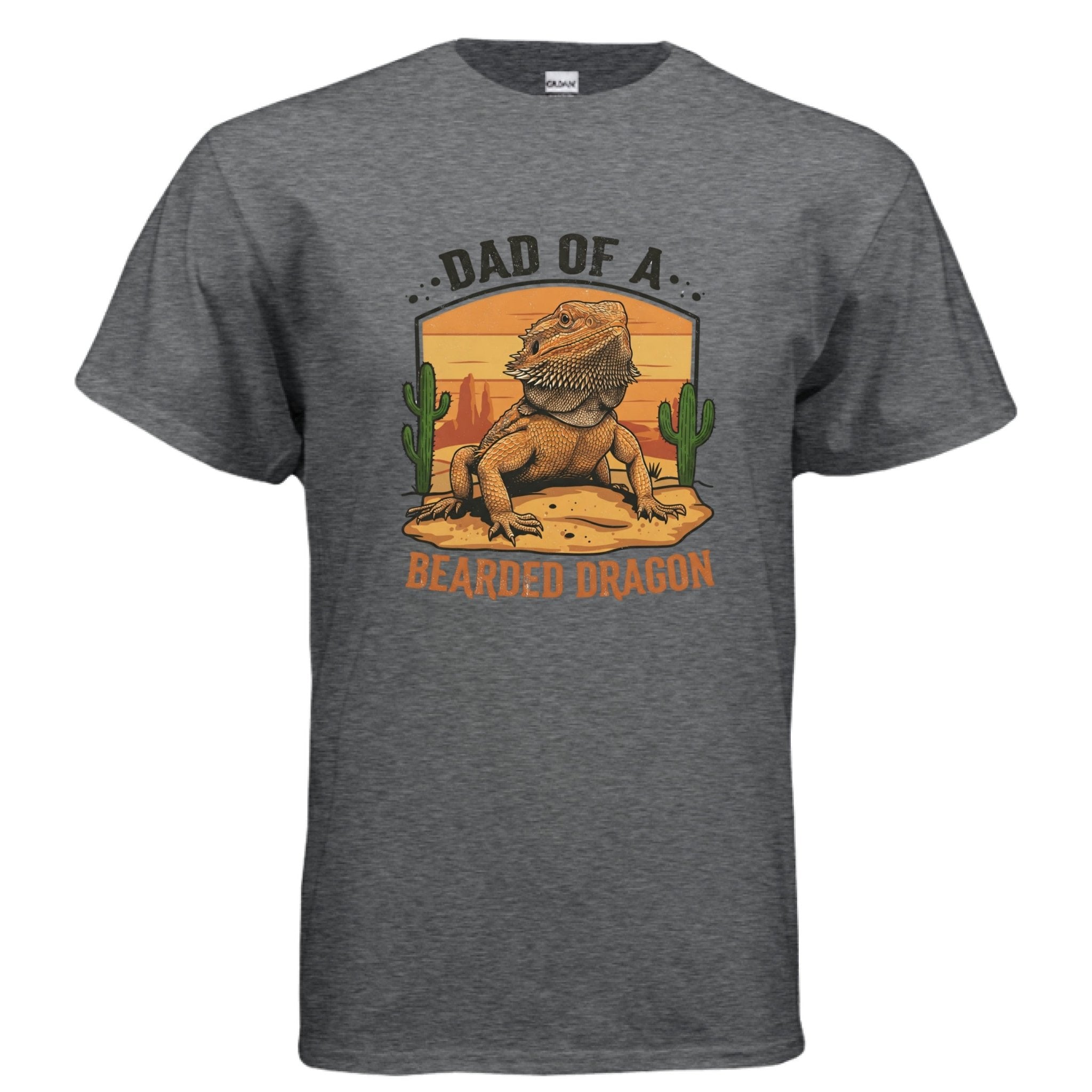 Dragon Dad Tee - Fun T-shirt for Fathers of Bearded Dragons - Red River Exotics